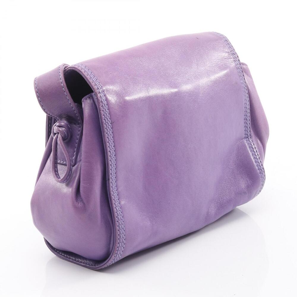 Loewe Anagram Leather Bag Shoulder Purple